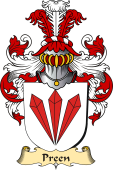 v.23 Coat of Family Arms from Germany for Preen