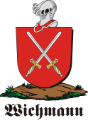 German shield on a mount for Wichmann