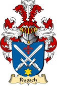 v.23 Coat of Family Arms from Germany for Ruosch