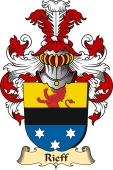v.23 Coat of Family Arms from Germany for Rieff