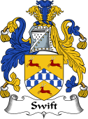 English Coat of Arms for the family Swift