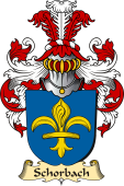 v.23 Coat of Family Arms from Germany for Schorbach