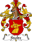 German Wappen Coat of Arms for Stoltz