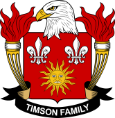 Coat of arms used by the Timson family in the United States of America