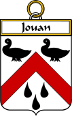 French Coat of Arms Badge for Jouan