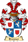 v.23 Coat of Family Arms from Germany for Brenner