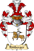 v.23 Coat of Family Arms from Germany for Rittberger