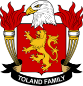 Coat of arms used by the Toland family in the United States of America