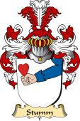 v.23 Coat of Family Arms from Germany for Stumm
