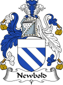 English Coat of Arms for the family Newbold