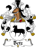 German Wappen Coat of Arms for Betz