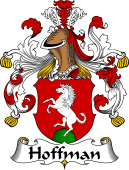 German Wappen Coat of Arms for Hoffman