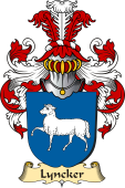 v.23 Coat of Family Arms from Germany for Lyncker