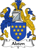 English Coat of Arms for the family Alston