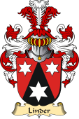 v.23 Coat of Family Arms from Germany for Linder