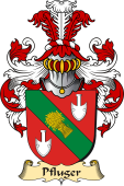 v.23 Coat of Family Arms from Germany for Pfluger