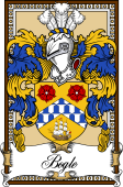 Scottish Coat of Arms Bookplate for Bogle