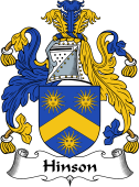 English Coat of Arms for the family Hinson