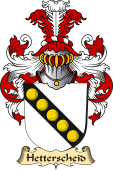 v.23 Coat of Family Arms from Germany for Hetterscheid