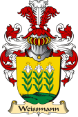 v.23 Coat of Family Arms from Germany for Weissmann