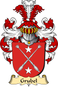 v.23 Coat of Family Arms from Germany for Grubel