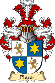 v.23 Coat of Family Arms from Germany for Plozer