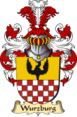 v.23 Coat of Family Arms from Germany for Wurzburg