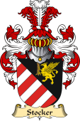 v.23 Coat of Family Arms from Germany for Stocker