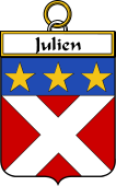 French Coat of Arms Badge for Julien