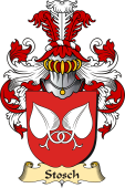 v.23 Coat of Family Arms from Germany for Stosch