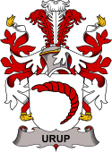 Coat of arms used by the Danish family Urup