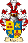 v.23 Coat of Family Arms from Germany for Stieler