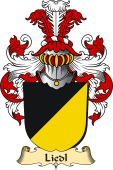 v.23 Coat of Family Arms from Germany for Liedl