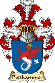 v.23 Coat of Family Arms from Germany for Puttkammer
