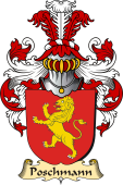 v.23 Coat of Family Arms from Germany for Poschmann