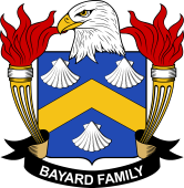 Coat of arms used by the Bayard family in the United States of America