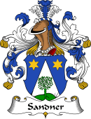 German Wappen Coat of Arms for Sandner