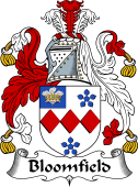 English Coat of Arms for the family Bloomfield