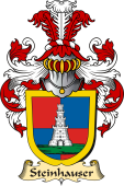 v.23 Coat of Family Arms from Germany for Steinhauser