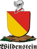 German shield on a mount for Wildenstein