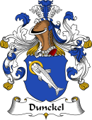 German Wappen Coat of Arms for Dunckel