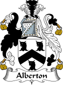 English Coat of Arms for the family Alberton