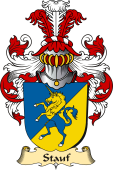 v.23 Coat of Family Arms from Germany for Stauf