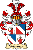 v.23 Coat of Family Arms from Germany for Wierman