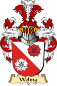 v.23 Coat of Family Arms from Germany for Weling