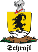 German shield on a mount for Schrafl