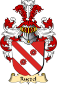 v.23 Coat of Family Arms from Germany for Ruedel