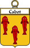 French Coat of Arms Badge for Cabot