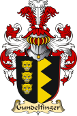 v.23 Coat of Family Arms from Germany for Gundelfinger
