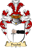 v.23 Coat of Family Arms from Germany for Prechtl